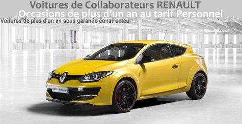 Acr Renault Voitures Occasions Des Collaborateurs Renault